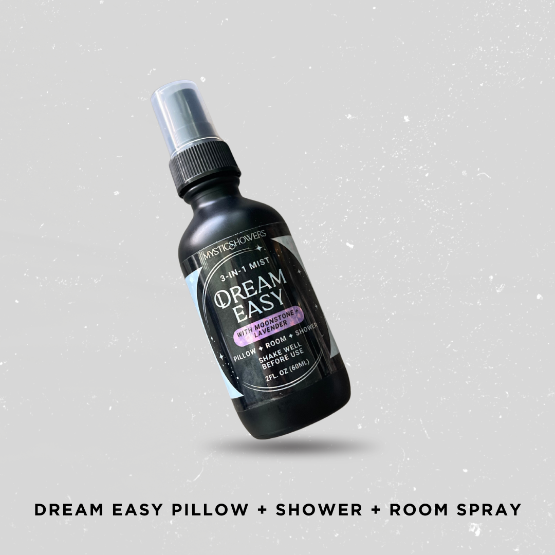 Dream Easy 3-in-1 Pillow Spray | Crystal-Infused Mist - Mystic Showers