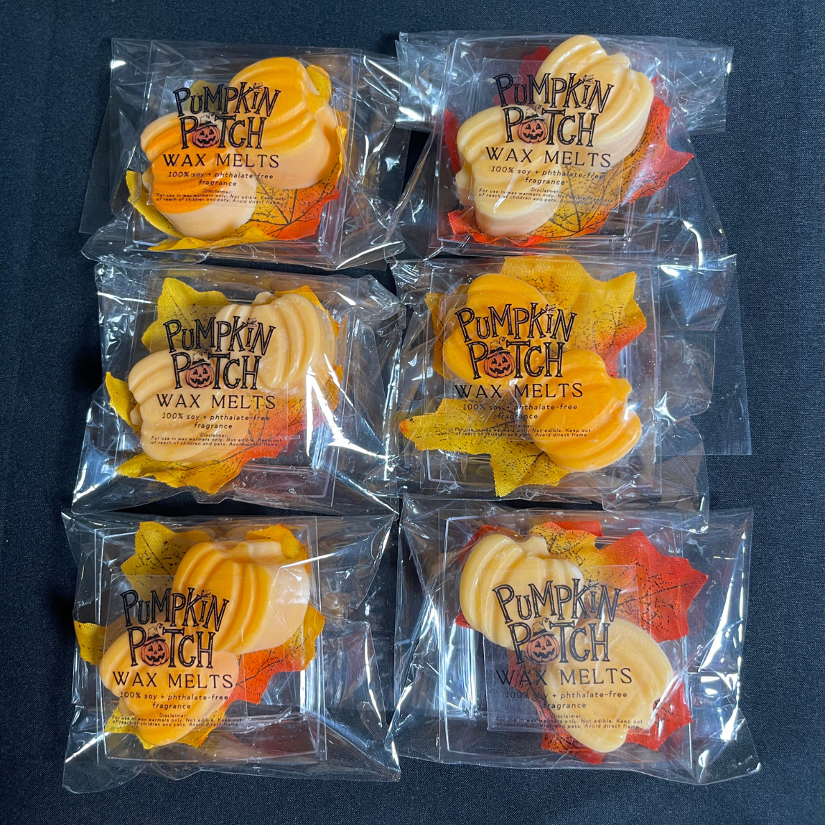 Pumpkin Patch Wax Melts – Fall Scented Soy Wax Tarts, Pumpkin Pie Aroma, Hand-Poured Melts, Phthalate & Paraben Free