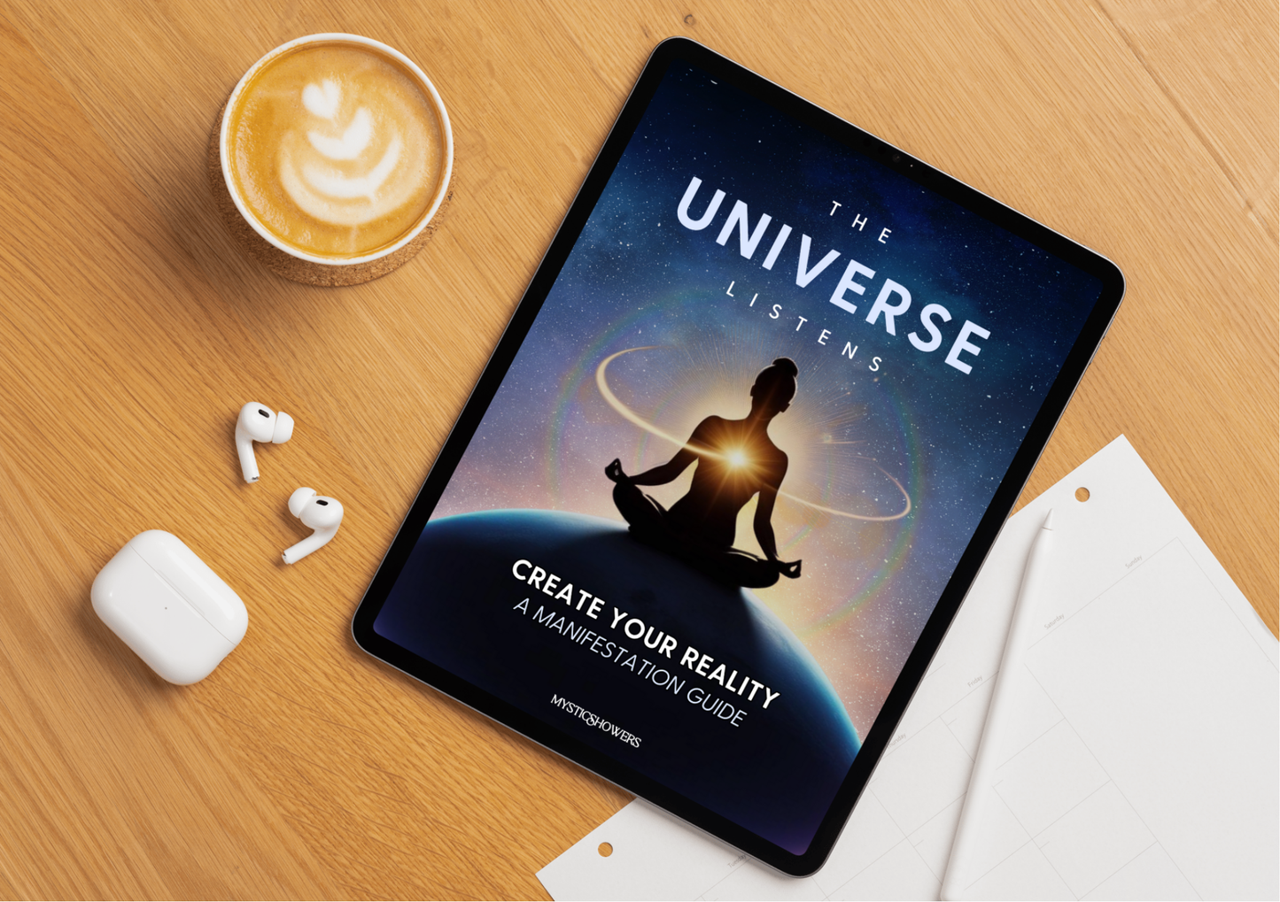Manifestation Journal – The Universe Is Listening - Mystic Showers