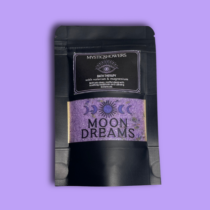 Bath Therapy Ritual Soak for Love, Relax, Money, Aura, Sleep | Intention Bath Salts, Bath Tea Botanicals