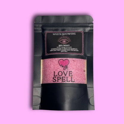 Bath Therapy Ritual Soak for Love, Relax, Money, Aura, Sleep | Intention Bath Salts, Bath Tea Botanicals
