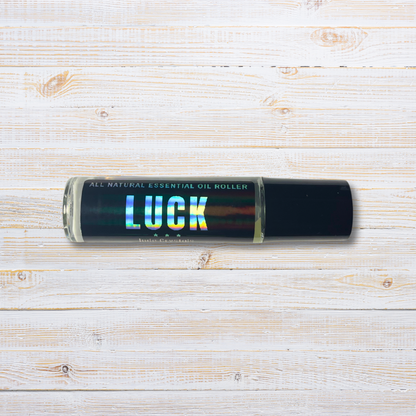 Luck Crystal Roller | Good Fortune & Abundance Essential Oil Roll-On