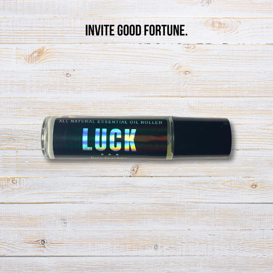 Luck Crystal Roller | Good Fortune & Abundance Essential Oil Roll-On