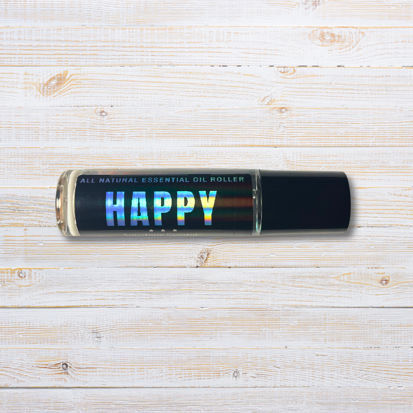Happy Essential Oil Roller | Mood Boosting & Joy Crystal Roll-On