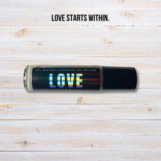 Love Crystal Roller | Self Love & Heart Chakra Essential Oil Roll-On