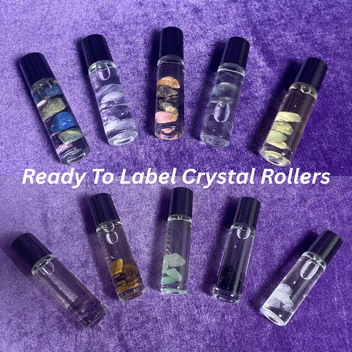 Crystal Essential Oil Rollers Wholesale | Ready To Label