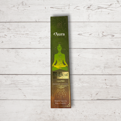 Aura Cleansing Incense – White Sage + Palo Santo