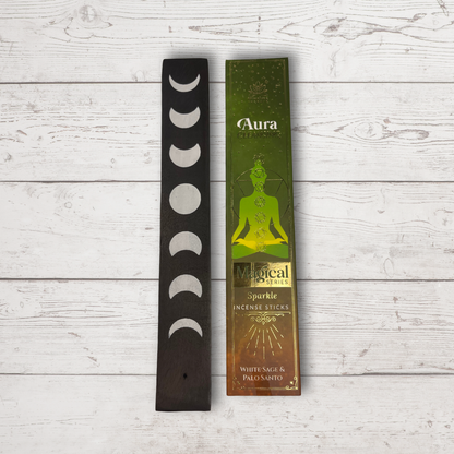 Aura Cleansing Incense – White Sage + Palo Santo