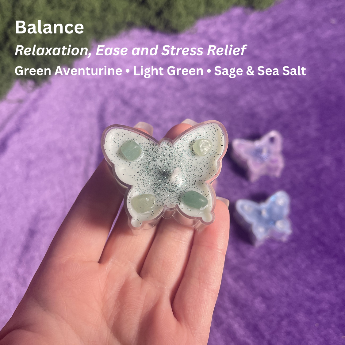 Stardust Butterfly Candles