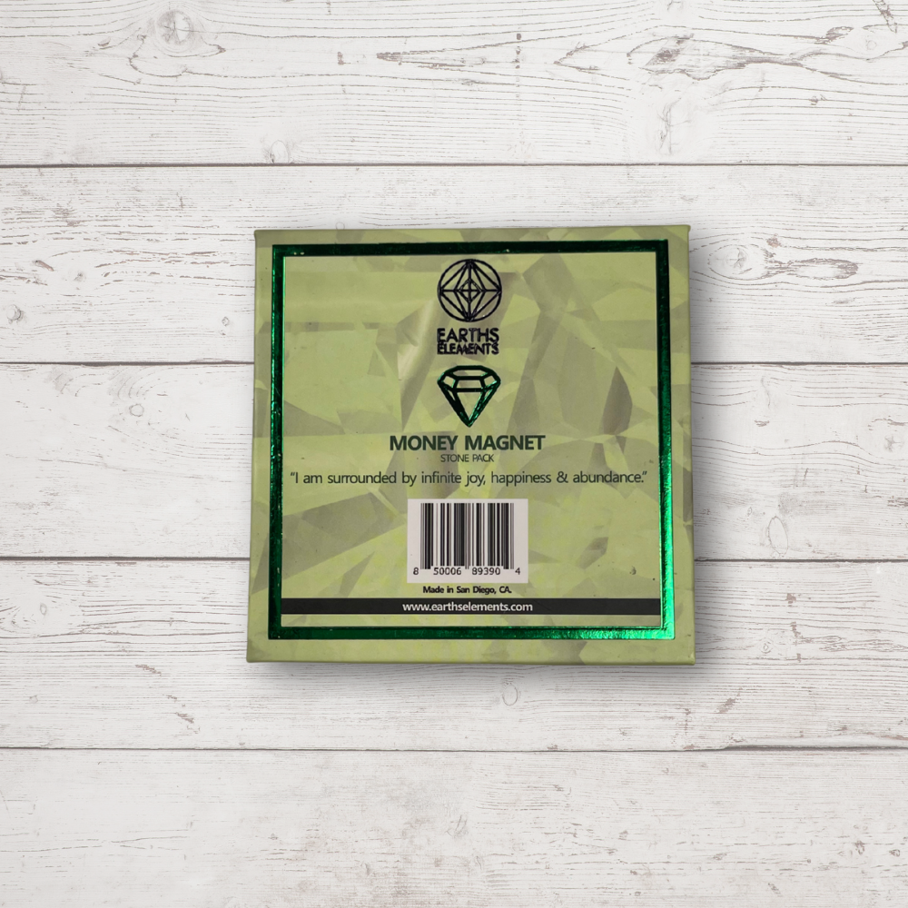 Money Magnet Crystal Pack – Citrine, Green Aventurine & Pyrite
