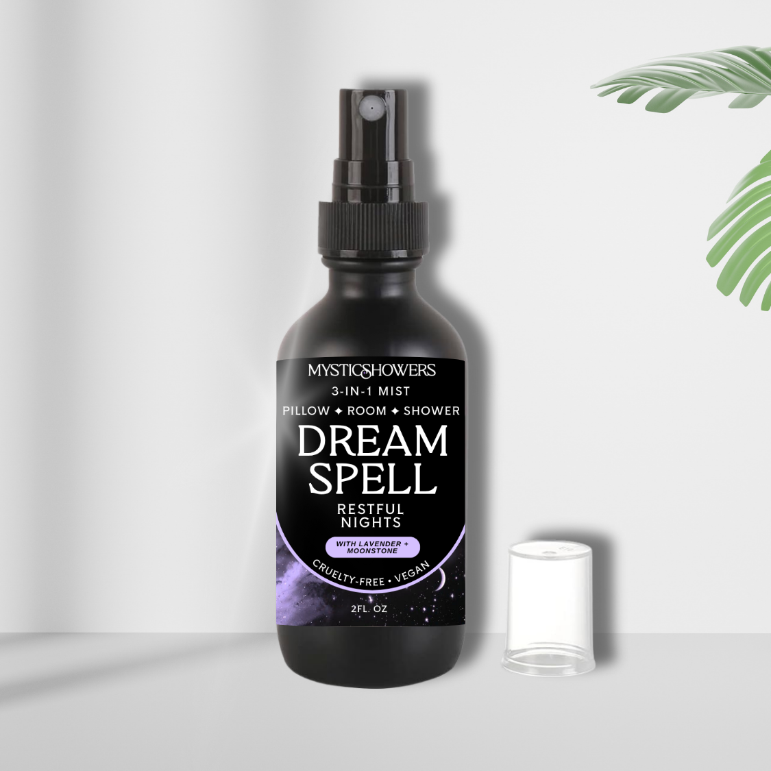 Dream Spell Shower, Room & Pillow Natural Spray – DREAM INTUITIVELY with Lavender + Moonstone