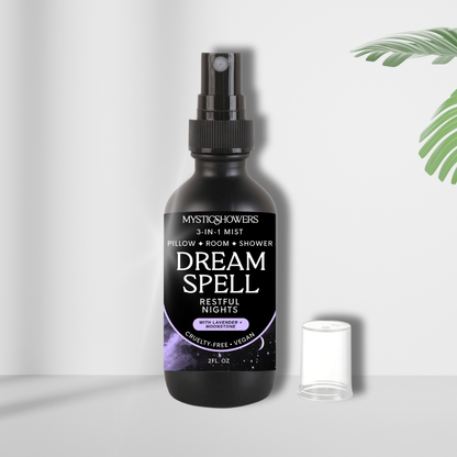 Dream Spell Shower, Room & Pillow Natural Spray – DREAM INTUITIVELY with Lavender + Moonstone