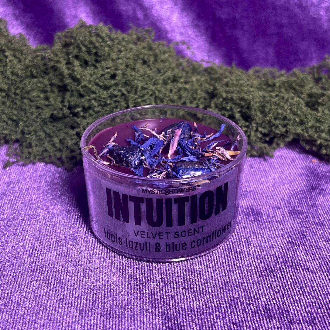 Energy Candles with Crystals & Botanicals