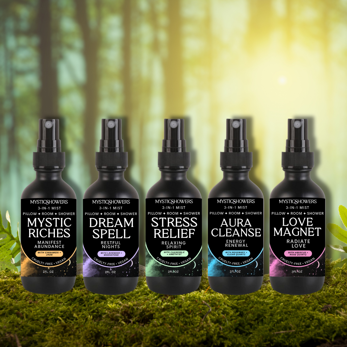 Love Magnet Shower, Room & Pillow Natural Spray –  ATTRACT LOVE with Hibiscus+ Rose Quartz