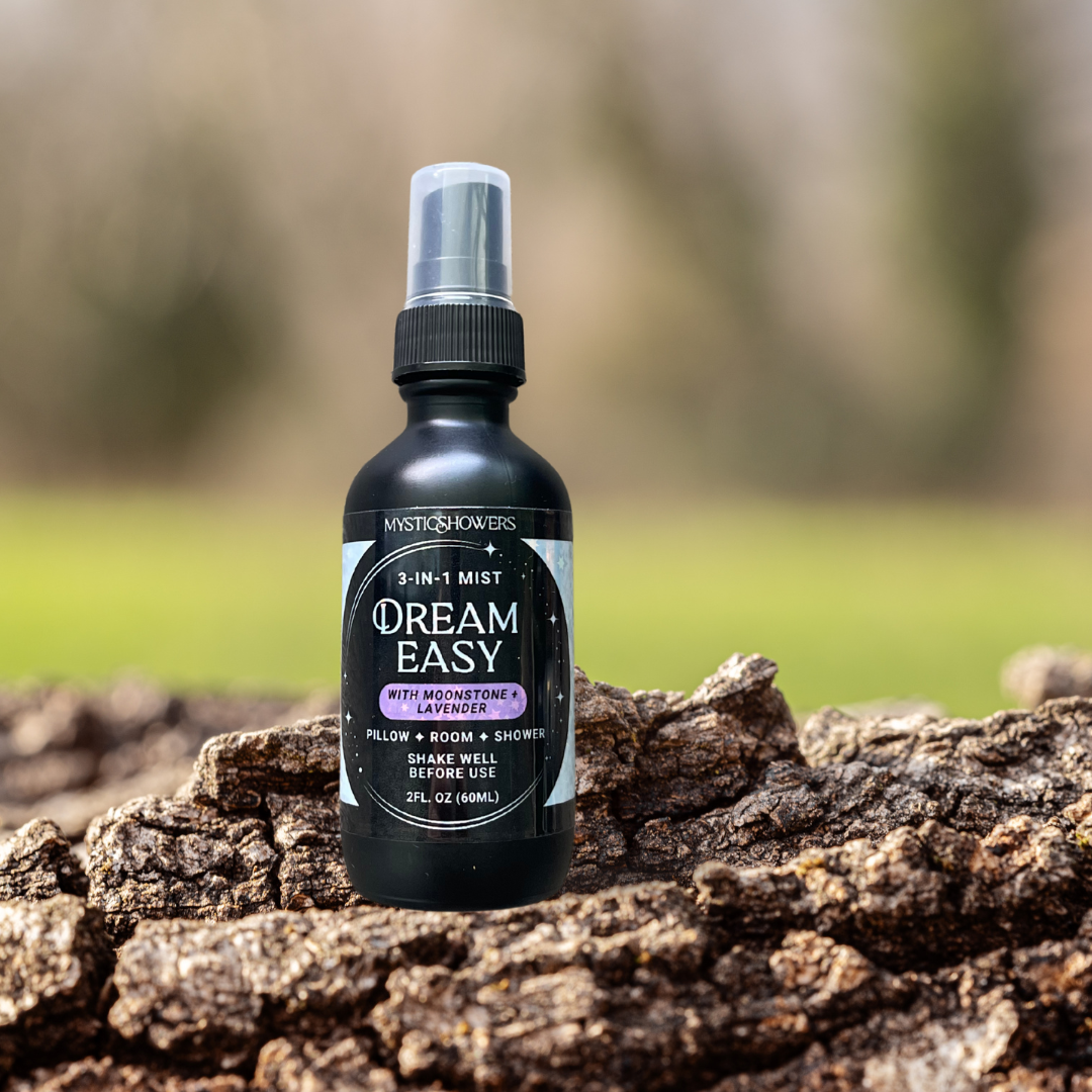 Dream Easy 3-in-1 Pillow Spray | Crystal-Infused Mist - Mystic Showers