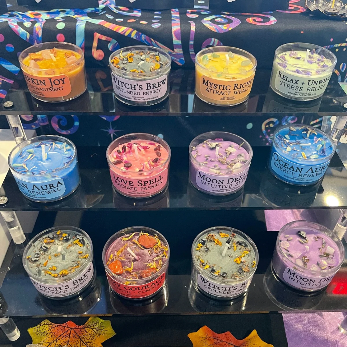 Mystic Showers™ Botanical Crystal Candle Collection Small | 1.6oz