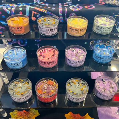 Mystic Showers™ Botanical Crystal Candle Collection Small | 1.6oz