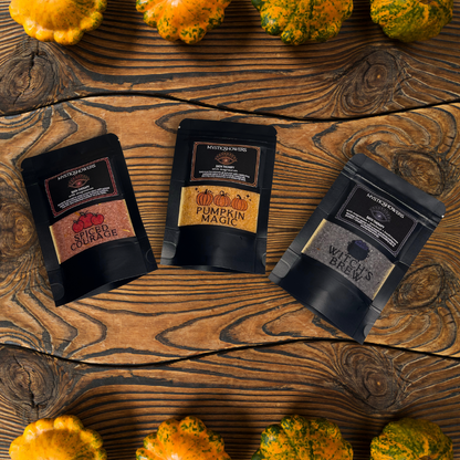 Limited Edition Fall Bath Salts | Pumpkin Magic, Spiced Courage, Witch’s Brew Soaks | Cozy, Courage + Manifestation