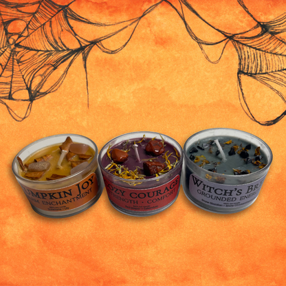 Mystic Showers™ Crystal & Botanical Candles