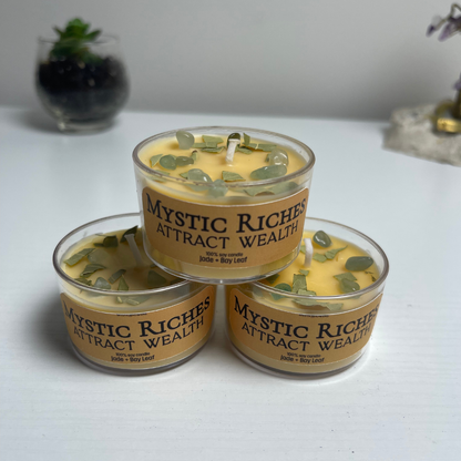 Mystic Showers™ Botanical Crystal Candle Collection Small | 1.6oz