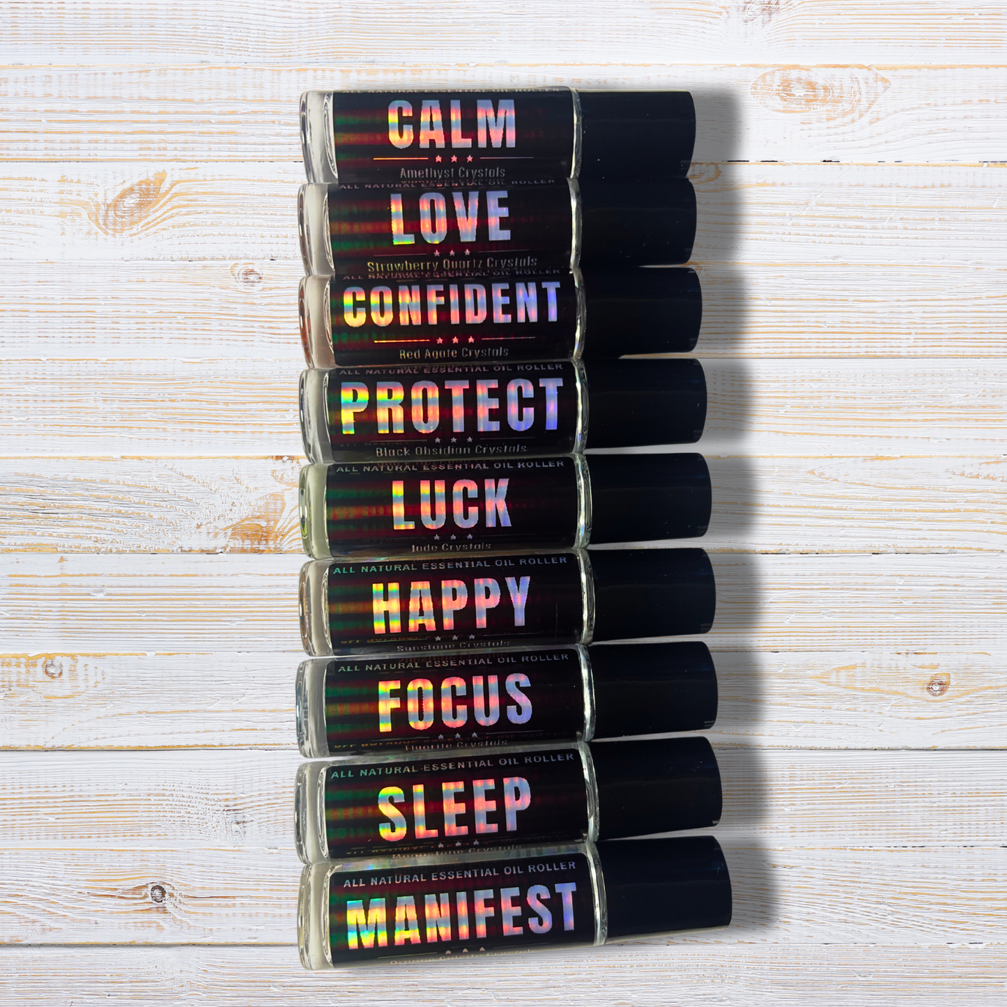 Luck Crystal Roller | Good Fortune & Abundance Essential Oil Roll-On