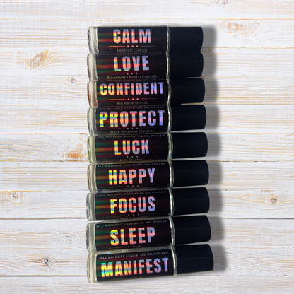 Luck Crystal Roller | Good Fortune & Abundance Essential Oil Roll-On
