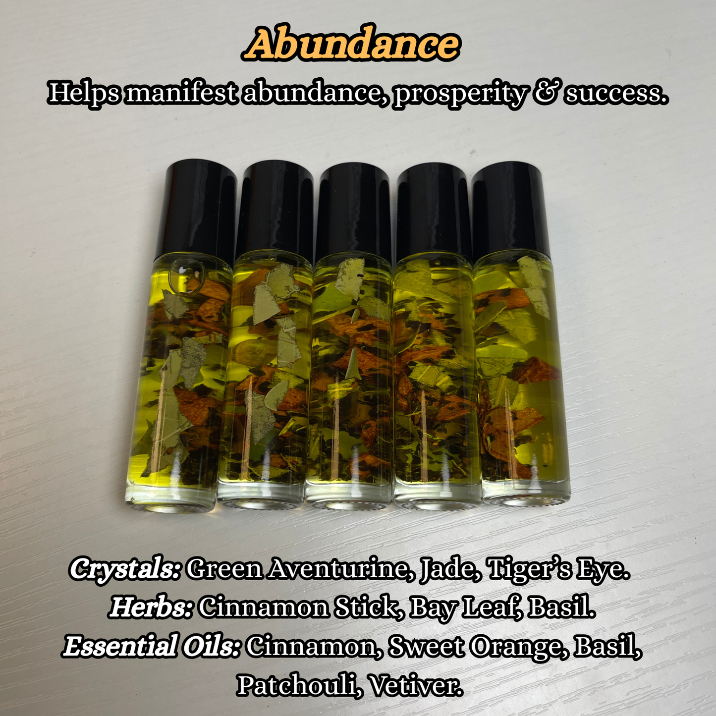 Crystal Infused Essential Oil Roller: Ready To Label Aromatherapy - 10mL