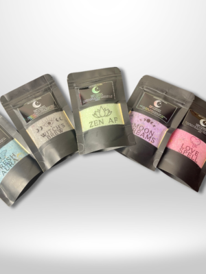 Bath Therapy Ritual Soak for Love, Relax, Money, Aura, Sleep | Intention Bath Salts, Bath Tea Botanicals