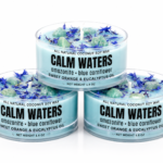 Calm Waters – Sweet Orange & Eucalyptus Infused with Amazonite + Blue Cornflower