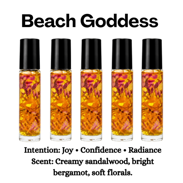 55 Sandalwood & Geranium Essential Oil Roller | Beach Goddess