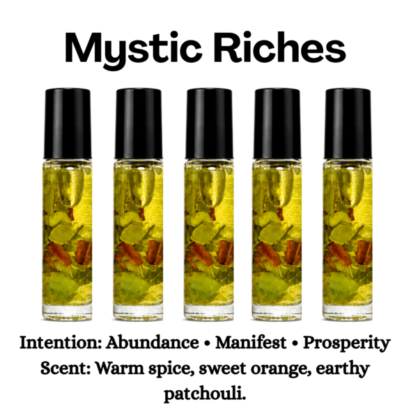 57 Patchouli & Cinnamon Essential Oil Roller | Mystic Riches