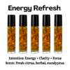 Frankincense & Lemongrass Essential Oil Roller | Energy Refresh