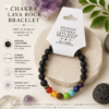 Lava Rock Diffuser Bracelet | Essential Oil Bracelet | Chakra Bracelet