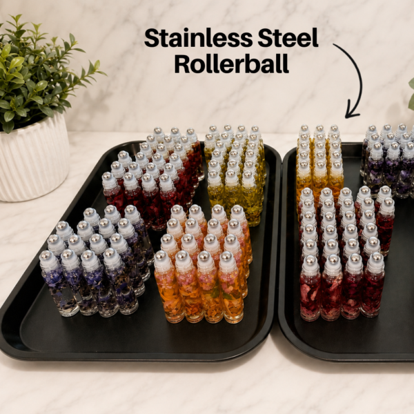 Passion (59) Wholesale Essential Oil Roll On Sample Kit | 7 Ready-to-Label Private Label Roll-Ons