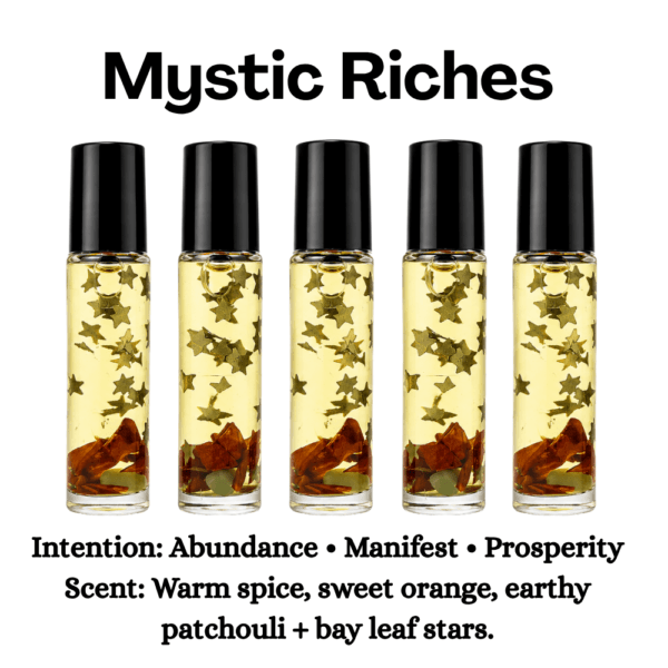 Passion (84) Patchouli & Cinnamon Essential Oil Roller MANIFEST | Mystic Riches