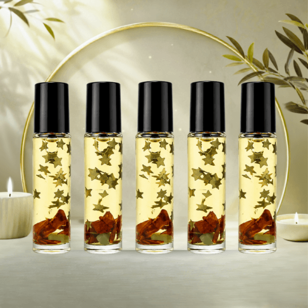Passion (91) Patchouli & Cinnamon Essential Oil Roller MANIFEST | Mystic Riches