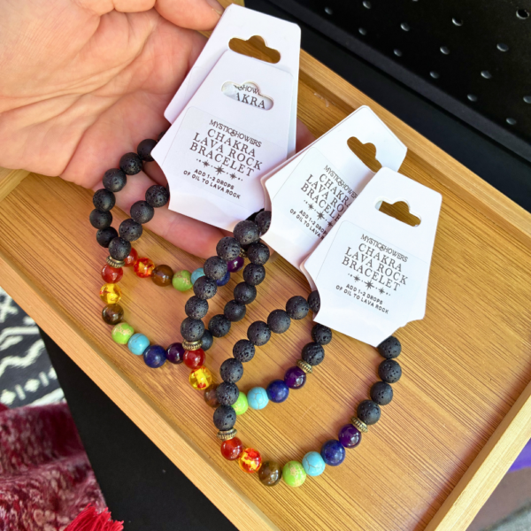 Lava Rock Diffuser Bracelet | Essential Oil Bracelet | Chakra Bracelet