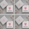 Rose Quartz Heart Keepsake Box | Polished Crystal Gift Card (Ready to Gift)