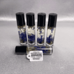 Nag Champa Essential Oil Roller – Previously Witch’s Brew | Awaken, Frankincense & Sweet Orange | Smoky Quartz + Black Obsidian